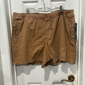 American Rag Brown Flat Front Shorts Casual Style